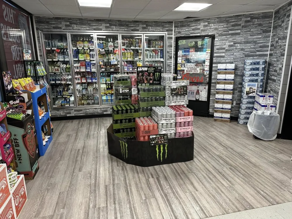 Inside the remodeled store